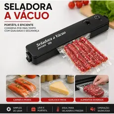 Seladora a vacuo de Alimentos Doméstica 110v Hermética