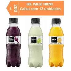 Suco Del Valle Fresh Pet 200ml x 12 unidades - Escolha o Sabor Envio Já Super arrasador