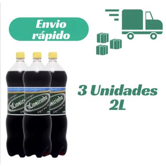 Kit 3 Unidades de Mineirinho 2L Refrigerante Envio Ja