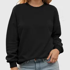 Moletom Gola Careca Básico Feminino Diversas Cores
