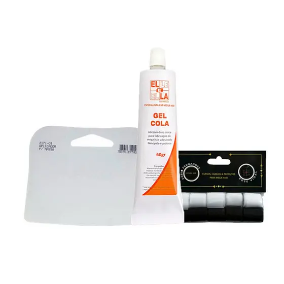 KIt Gel cola 60g + Nano Extension + Espátula