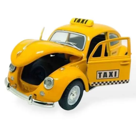 Carrinha de Fricção Fusca Amarelo Taxi