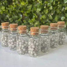 Kit 12 Terço Vidrinho Pérolas Delicado Lembrancinha Casamento Crisma 1° Comunhão Batizado