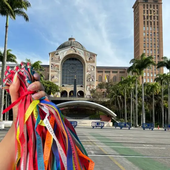 Kit 1000 Fitinhas Nossa Senhora Aparecida Colorida