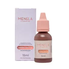 Pigmento Menela Mr. Boss (Castanho Claro) 15ml - Inorgânico Micropigmentação Sobrancelhas