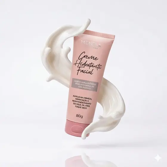 Creme Hidratante Facial Menela Limpeza Profunda 80g