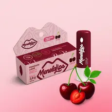 Balm Hidratante Labial De Cereja Menelalips Profissional Hydra Gloss Nano Lips