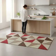Tapete Passadeira De Cozinha Larga Antiderrapante 65cm Diversas Medidas Banheiro Casa Praticidade