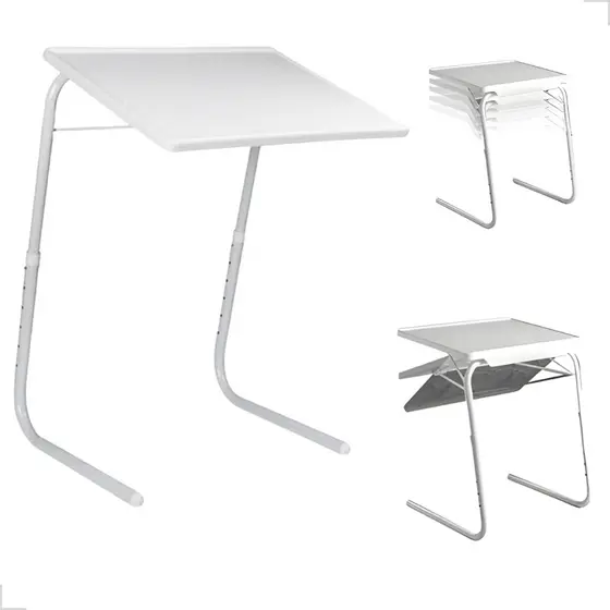 Kit 10 Mesa De Apoio Dobrável Multiuso Notebook Alimentação Estudo Viagem Suporte Idosos Uso Diário