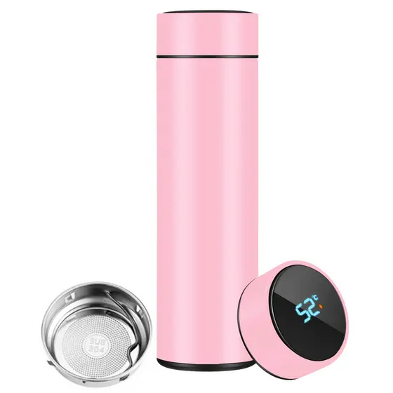 Garrafa Térmica Café, Água C/Sensor De Temperatura Em Led Cor
