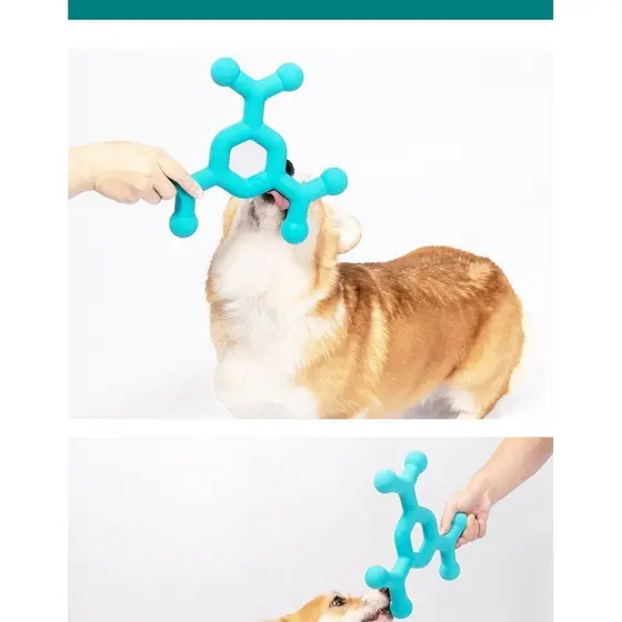 （TOP）Brinquedos para cães de mordedor estimação brinquedo de espuma interativo Material TPR