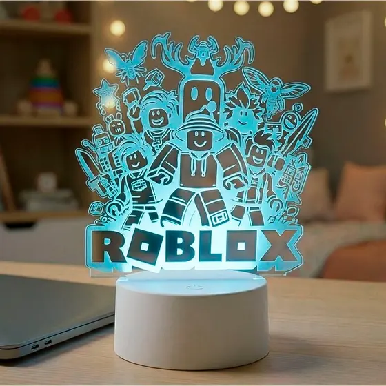 Luminária LED Gamer Personalizada Decoração Setup Gamer
