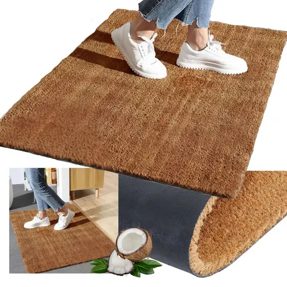 TAPETE CAPACHO DE FIBRA DE COCO 60x30CM PARA PORTA