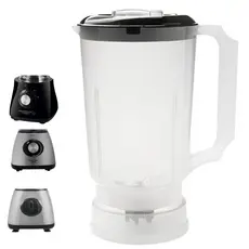 Copo Translúcido Compatível All In One PR2 Inox 430 Fliter Com Tampa Preta 1,75 Litros