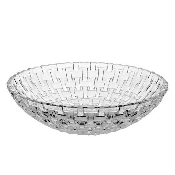 Fruteira e Saladeira de Vidro Trançado 25cm Design Elegante e Moderno
Minimalista