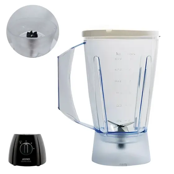 Copo Acrílico Compatível com Modelo Optimix Plus/ Panex/ Faciclic/ Power Mix Acrilico Com Alça