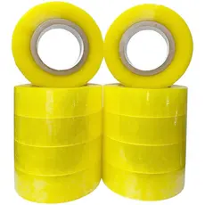 Papelaria Fita Adesiva Kit Com 5 Rolos com 500m cada Transparente Resistente Barato Pronta Entrega