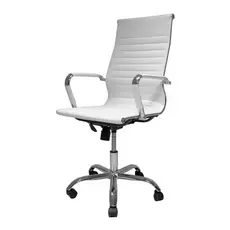 Cadeira De Escritório Stripes Presidente Charles Eames Eiffel Branca