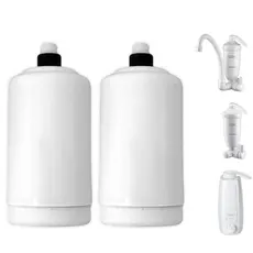 Kit 2 Refil Filtro Acqua Bella E Vitale Rv-01 Compatível Purificador Lorenzetti Carvão Ativado Água