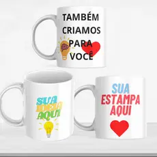 Caneca Personalizada de Porcelana, Faça como quiser, Caneca do seu Jeito, caneca personalizada com nome