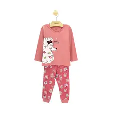 Pijama Menina Blusa e Calça Cachorro Quadrinhos Brilha no Escuro - Elian