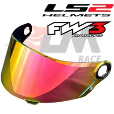 Viseira Capacete Ls2 Fw3 Revo Pink Rosa Modelos FF358 FF396 FF392 FW3 GT GTN GTX GT2 Nova