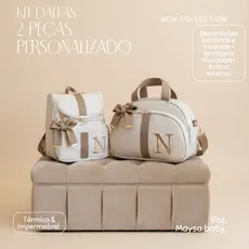 Bolsas maternidade 2 peça super luxo, mala maternidade e mochila personalizado.