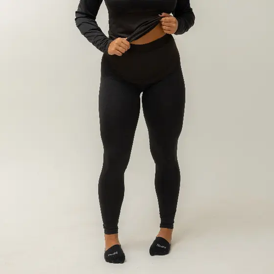 Calça Térmica Feminina Segunda Pele Esportiva com Compressão e Proteção Solar