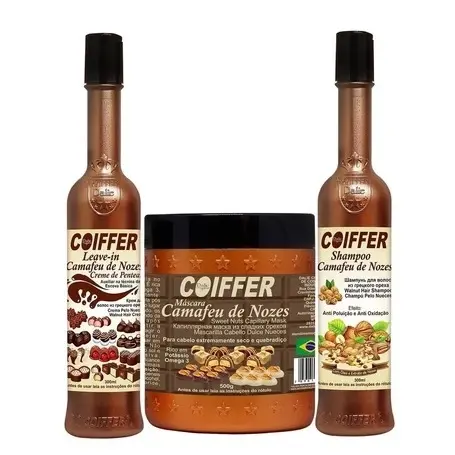 KIT CAMAFEU DE NOZES 03 PASSOS DA COIFFER