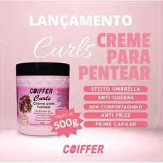 CREME CURLS DA COIFFER 500 GRAMAS PARA CABELOS CACHEADOS