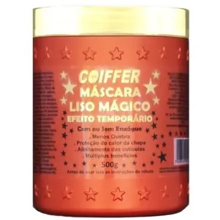 MASCARA LISO MAGICO COIFFER 500 GRAMAS
