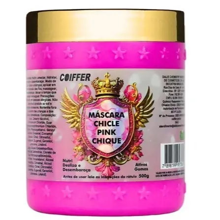 MASCARA CHICLE PINK CHIQUE COIFFER 500G