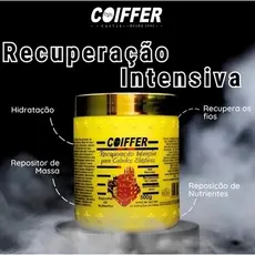 Máscara Recuperação Intensiva Para Cabelos Elásticos Coiffer 500g