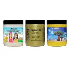 KIT CRONOGRAMA CAPILAR 03 MASCARAS COIFFER