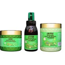 KIT QUIABO 03 PASSOS DESEMBARANTE COIFFER 500 G