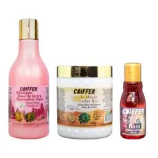 Kit November Rain Coiffer 3 Passos para Limpar, Hidratar e Nutrir