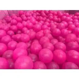 Kit 25 Bolinhas Rosa Pink para Piscina de Bolinhas 71mm Brinquedo Infantil Festa Decoração