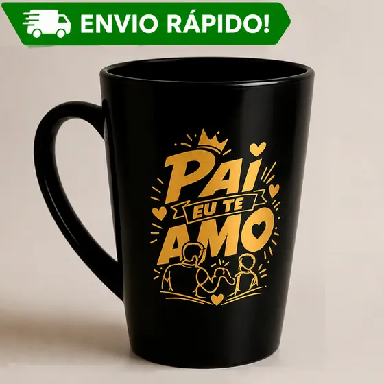 Kit 20 Caneca Plástica Personalizada Feliz Dia dos Pais 400ml Lembrancinhas