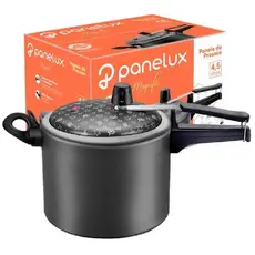 Panela De Pressão 4.5 Litros Panelux em TELFON ou Panelas em Alumínio Polido 3, 4 ou 4.5 Litros