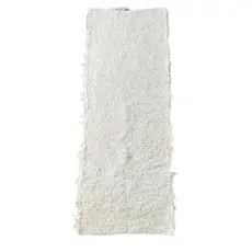 Passadeira Quarto Macia Boho creme cru macio 1,20x0,40