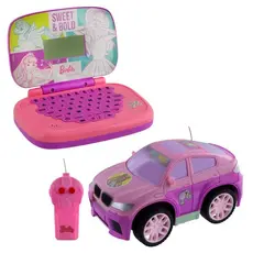 KIT Barbie - Veiculo Style Machine + Laptop Bilíngue