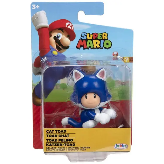 Super Mario - Boneco 2.5 polegadas Colecionável - Toad Felino