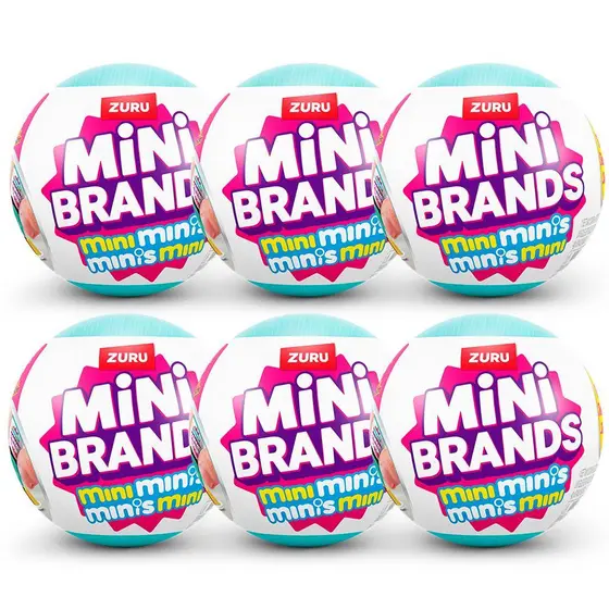 Kit 6 Mini Brands Fill The Fridge