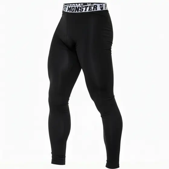 Calça Térmica Segunda Pele Esportivo Masculino Proteção UV50+ Microfibra PitMonster