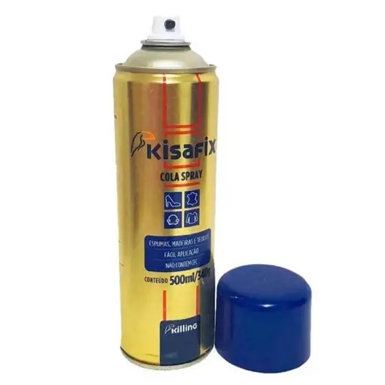 Cola Spray De Contato Reposicionávell Aerosol Kisafix