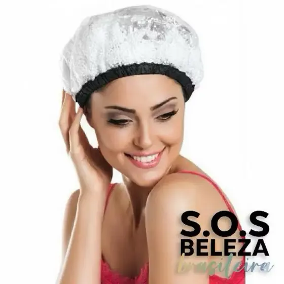 Touca Térmica Isoladora é a solução que você precisa! Touca Isopor Metalizada Para Hidratação Capilar C/1 Unidade
