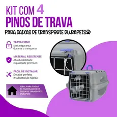 KIT 4 Travas da Caixa De Transporte Durapets