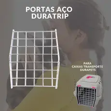 Porta Portinha de Aço Duratrip para Caixas Transporte Durapets