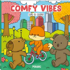 Livro Tik Tok Comfy Vibes com 24 desenhos - Livro de Colorir