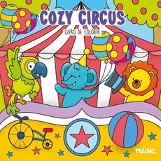 Livro De Colorir Tik Tok 24 Desenhos Cozy Circus Folha 150 Gm²